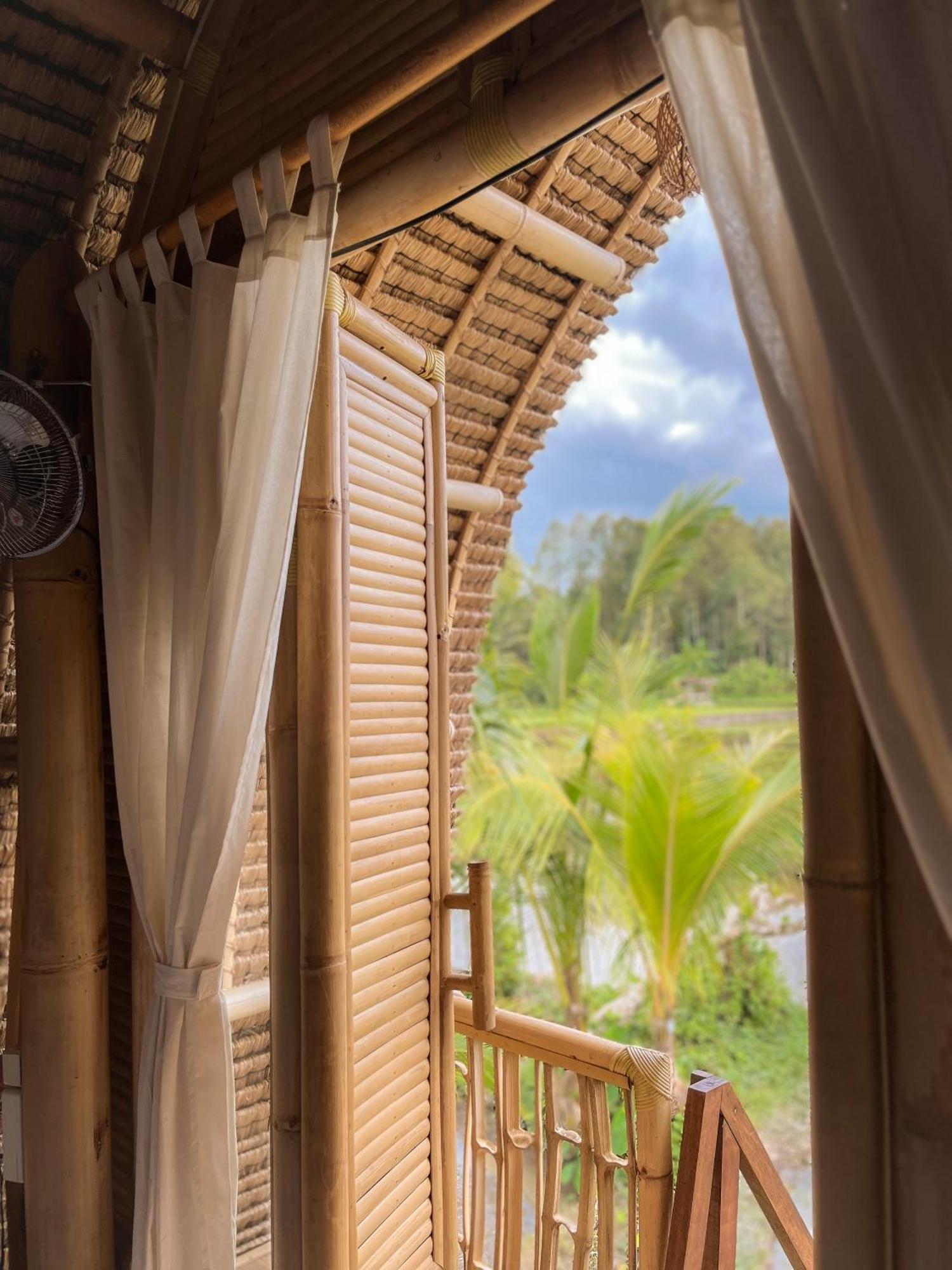 Kawig Bamboo House - Ricefield View, Eco Bamboo Home Tampaksiring Dış mekan fotoğraf