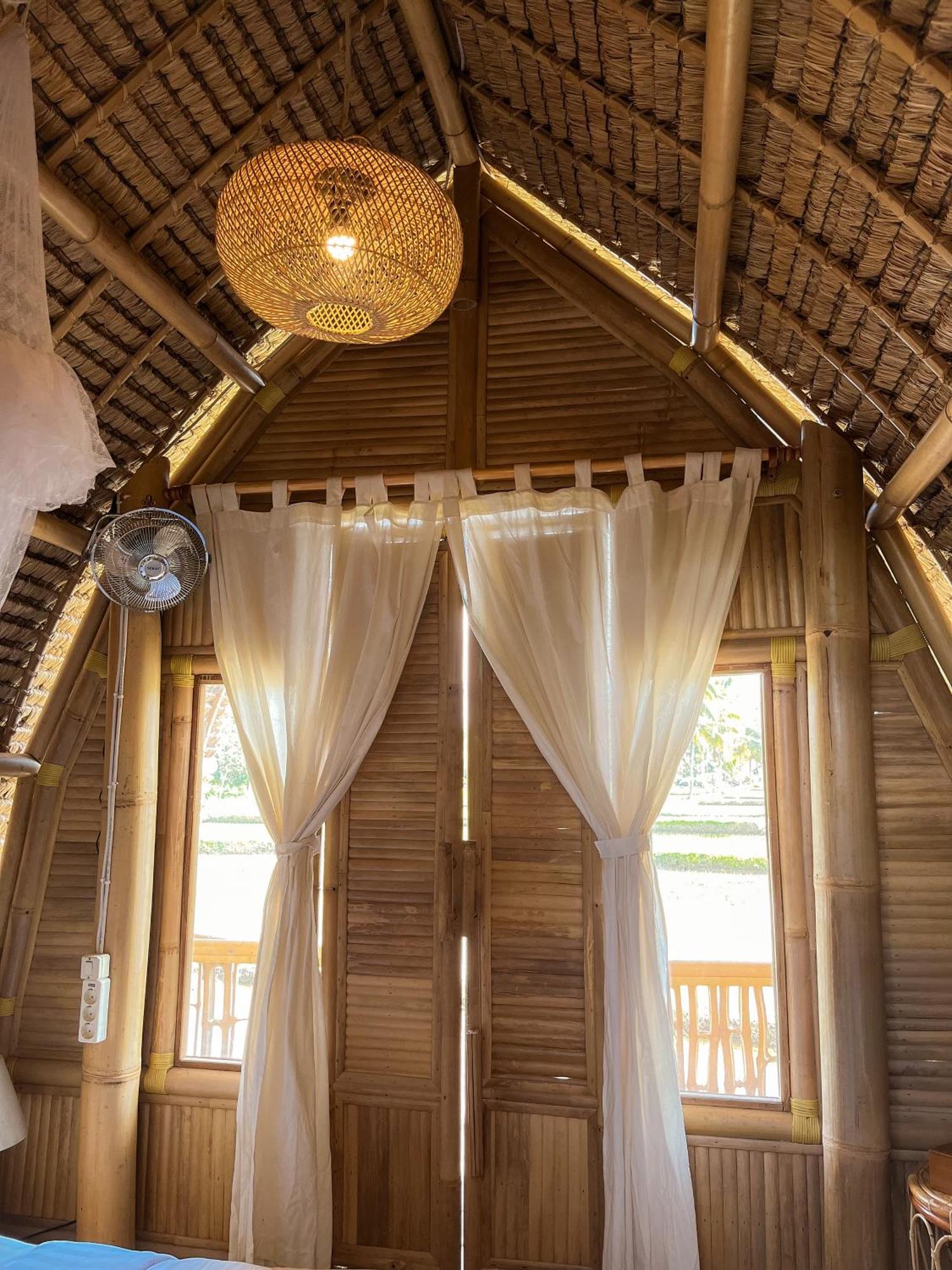 Kawig Bamboo House - Ricefield View, Eco Bamboo Home Tampaksiring Dış mekan fotoğraf