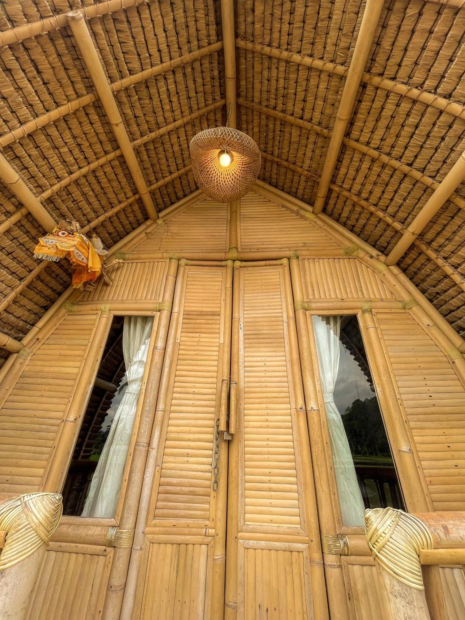 Kawig Bamboo House - Ricefield View, Eco Bamboo Home Tampaksiring Dış mekan fotoğraf