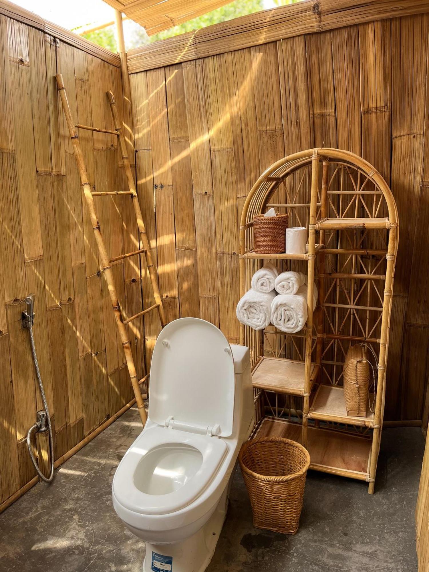 Kawig Bamboo House - Ricefield View, Eco Bamboo Home Tampaksiring Dış mekan fotoğraf